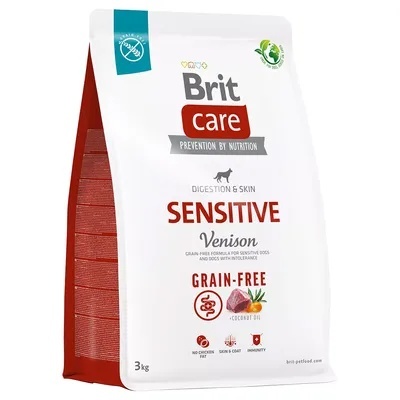 Brit Care Dog Grain-free Sensitive, dziczyzna i ziemniaki 3kg