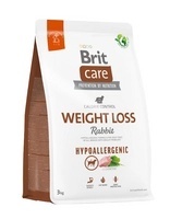 Brit Care Dog Hypoallergenic Weight Loss, królik 3kg