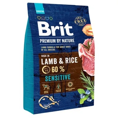 Brit Premium by Nature, jagnięcina 3kg