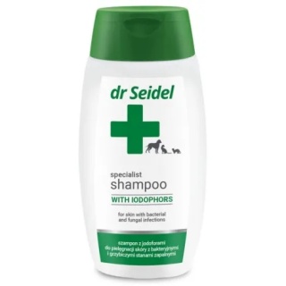 Dr Seidel Szampon dla psów i kotów Jodoforowy 220ml