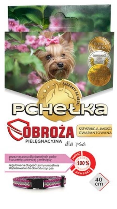 PCHEŁKA Obroża dla psa przeciw pchłom i kleszczom - 40 cm