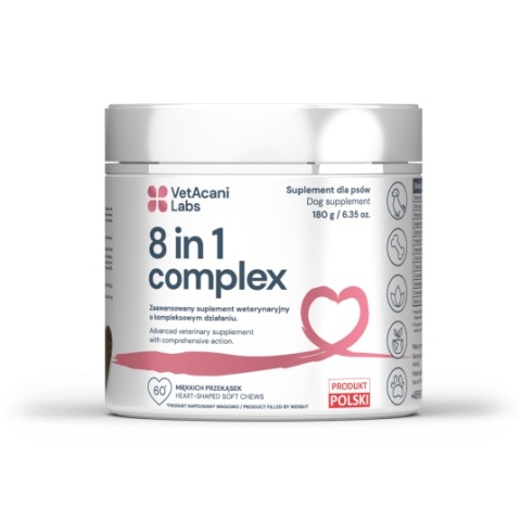VetAcani przysmaki dla psa, suplement 8 in 1 Complex 180g