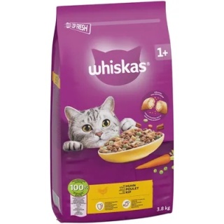 Whiskas 1+ z kurczakiem 3,8kg