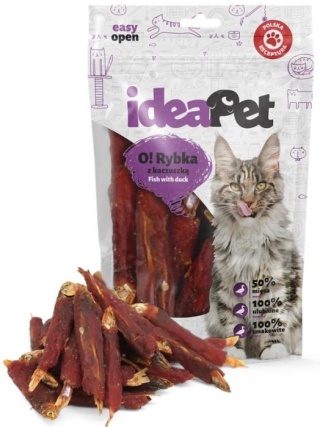 ideaPet przysmak O! Ryba z kaczką 60g